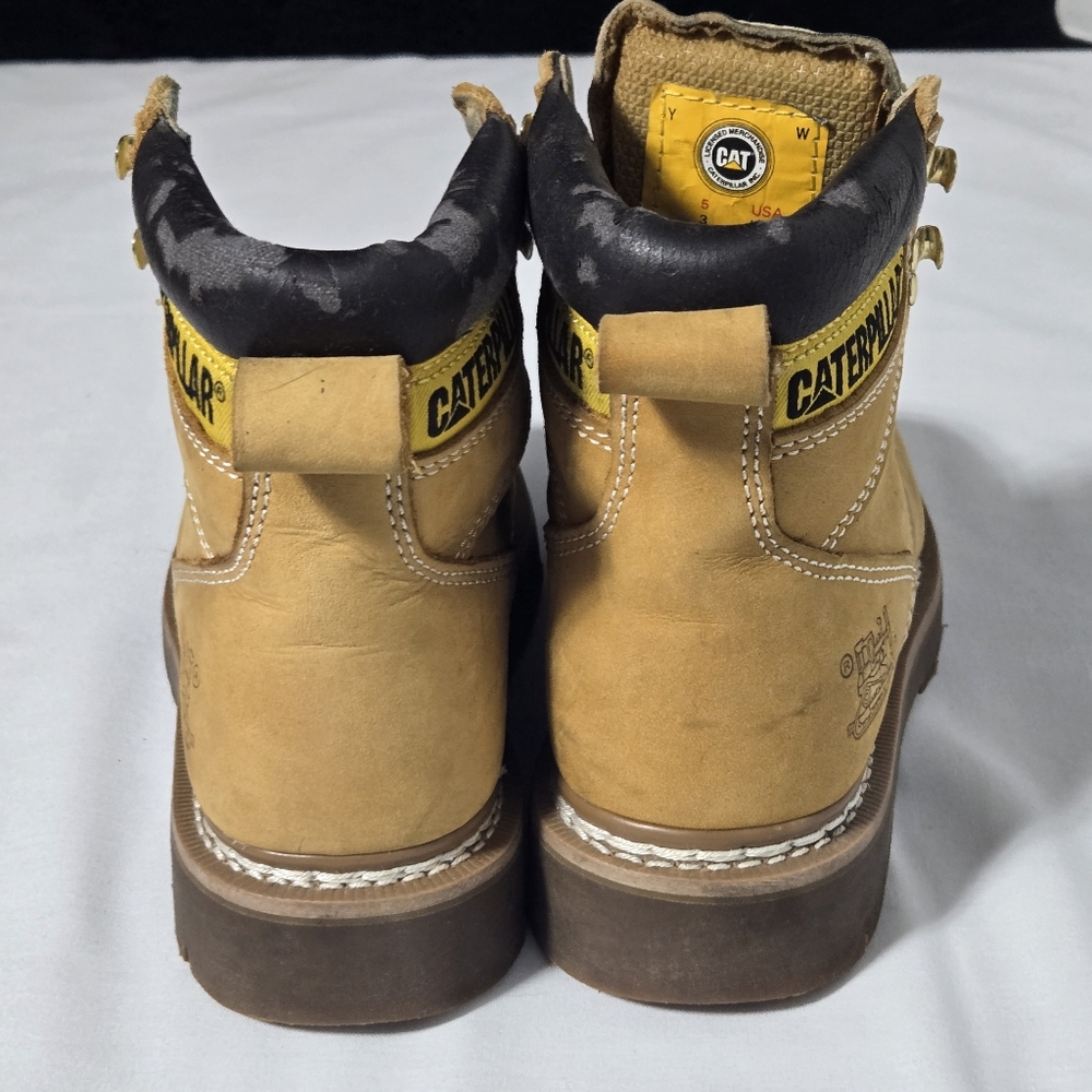 Cat Caterpillar Second Shift Workboots Honey - image 2
